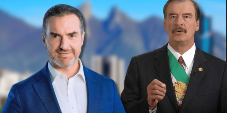 - PUNTO DE ENCUENTRO Portada de Vicente Fox y Adrián de la Garza.