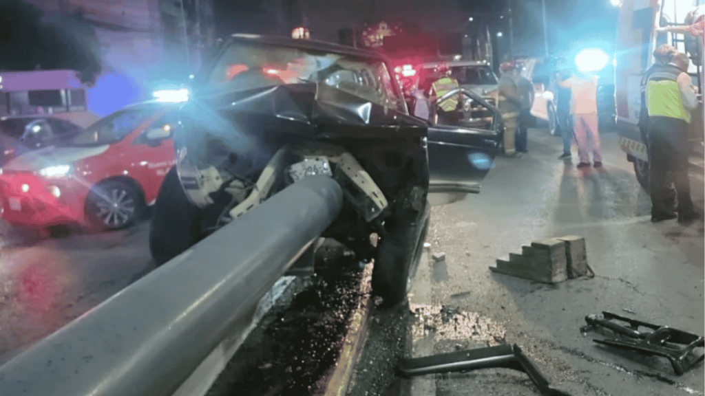 accidente sobre calzada san jeronimo