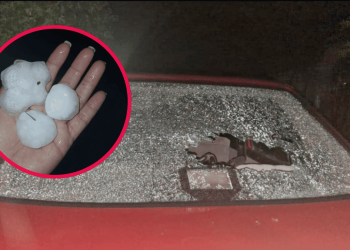 Reportar caída de granizo en General Terán