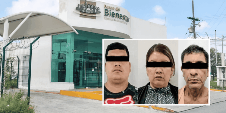 asalto a mano armada - PUNTO DE ENCUENTRO atraco al Banco del Bienestar en Guadalupe